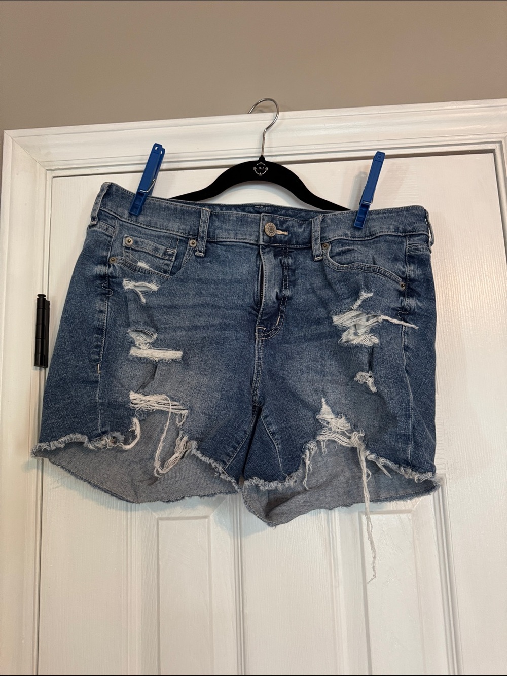 EUC Torrid Distressed Jean Shorts